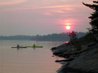 kayak_sunset
