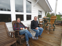Len_Trying_Out_New_Porch_Furniture